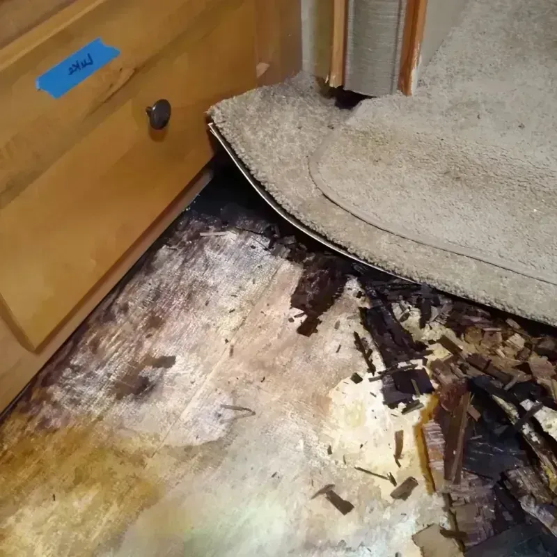 Wood Floor Water Damage in Beachwood, NJ